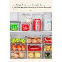 Multifunctional Transparent Kitchen Food Storage Refrigerator Container