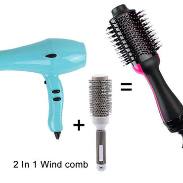 (NET) Hair Dryer And Styler Hot Air Brush- 1000W / KN-246