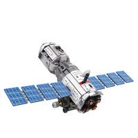 Assemble Plastic Wholesale 3D Satellite Building Block Toys