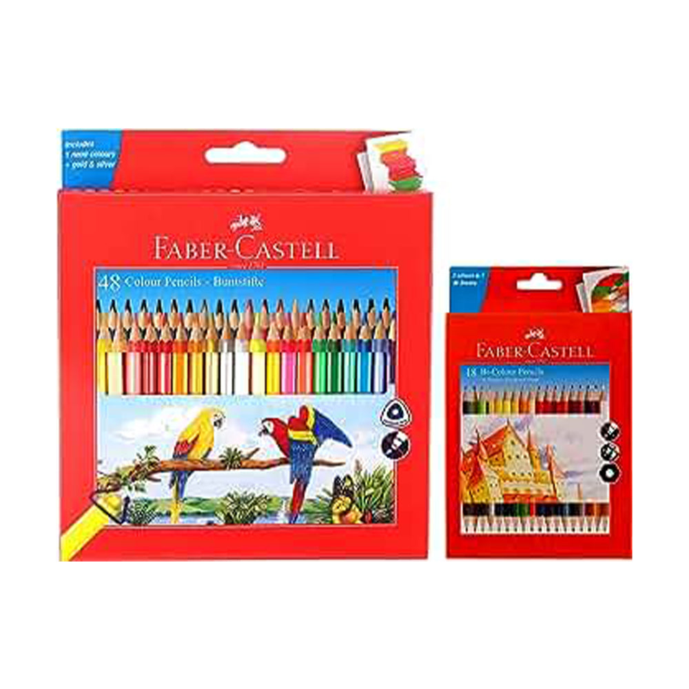 (NET) Faber Castell Color Pencils  Cart bx  Aqua.   48cl