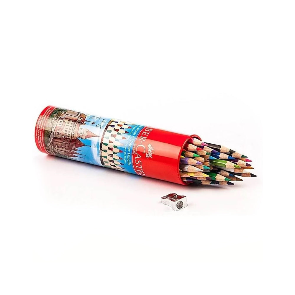 (NET) Faber Castell Color Pencils  Metl rnd  bx     36cl