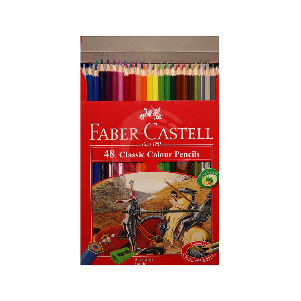 (NET() Faber Castell Color Pencils  Cart bx  R/RGE   36cl