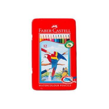 (NET) Faber Castell Color Pencils  Metl flat bx Aqua.12cl