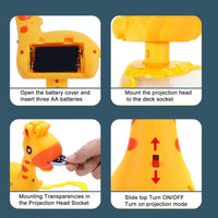 Kids Educational Projection Drawing Board - Learning Doodle Set