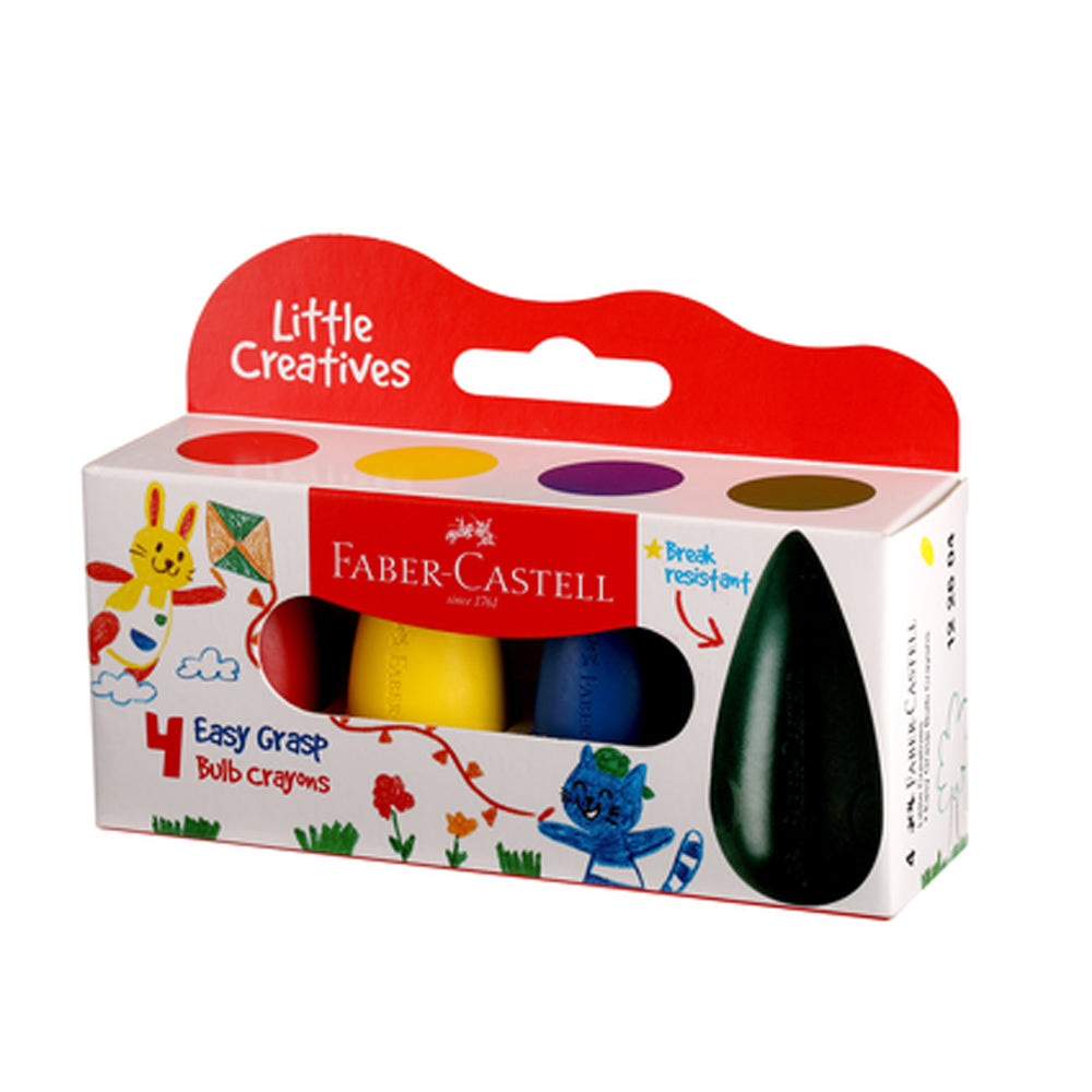 (NET) Faber Castell FC Wax Crayons Grip  early age  4cl - Cr