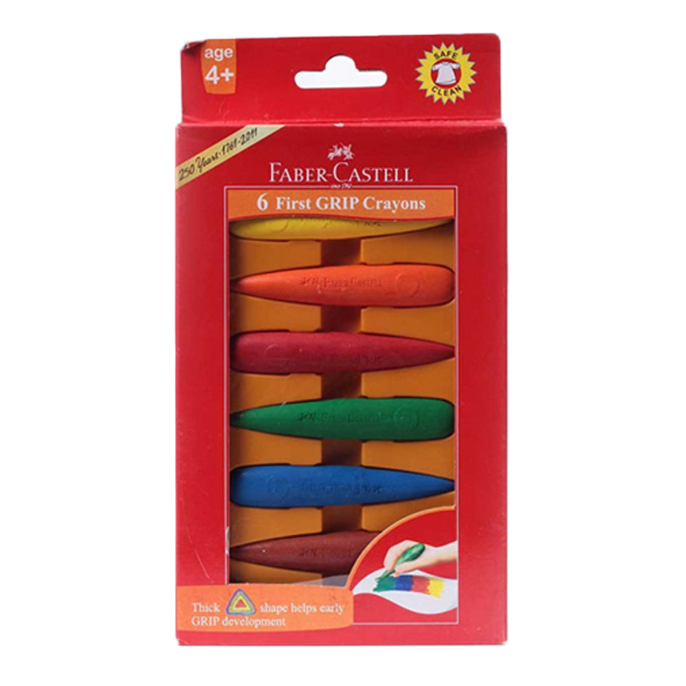 (NET) Faber Castell  Wax Crayons Grip  early age  6cl