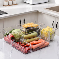 Multifunctional Transparent Kitchen Food Storage Refrigerator Container