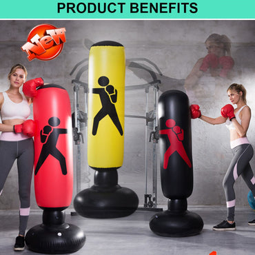 Children's Inflatable Boxing Bag Standing Design
