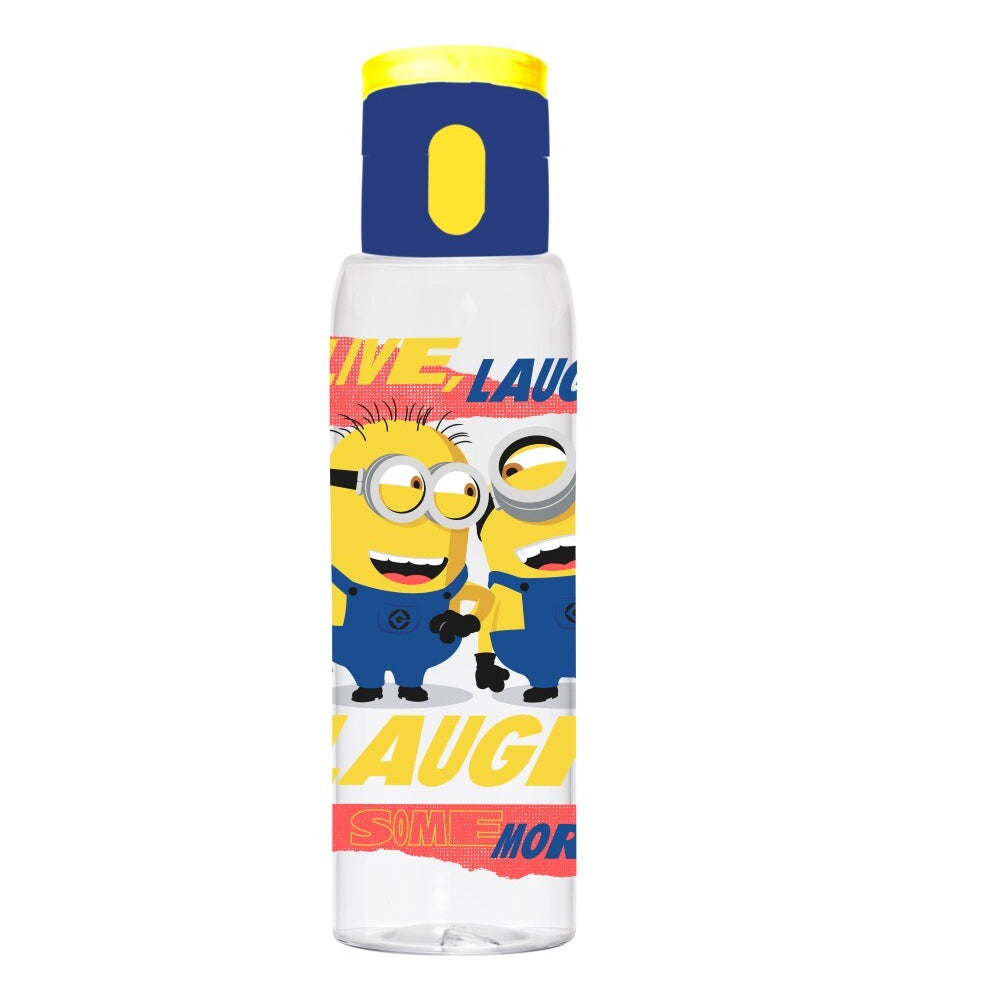 (Net) Herevin Patterned Water Bottle -Minions - Laugh Some More 500ml