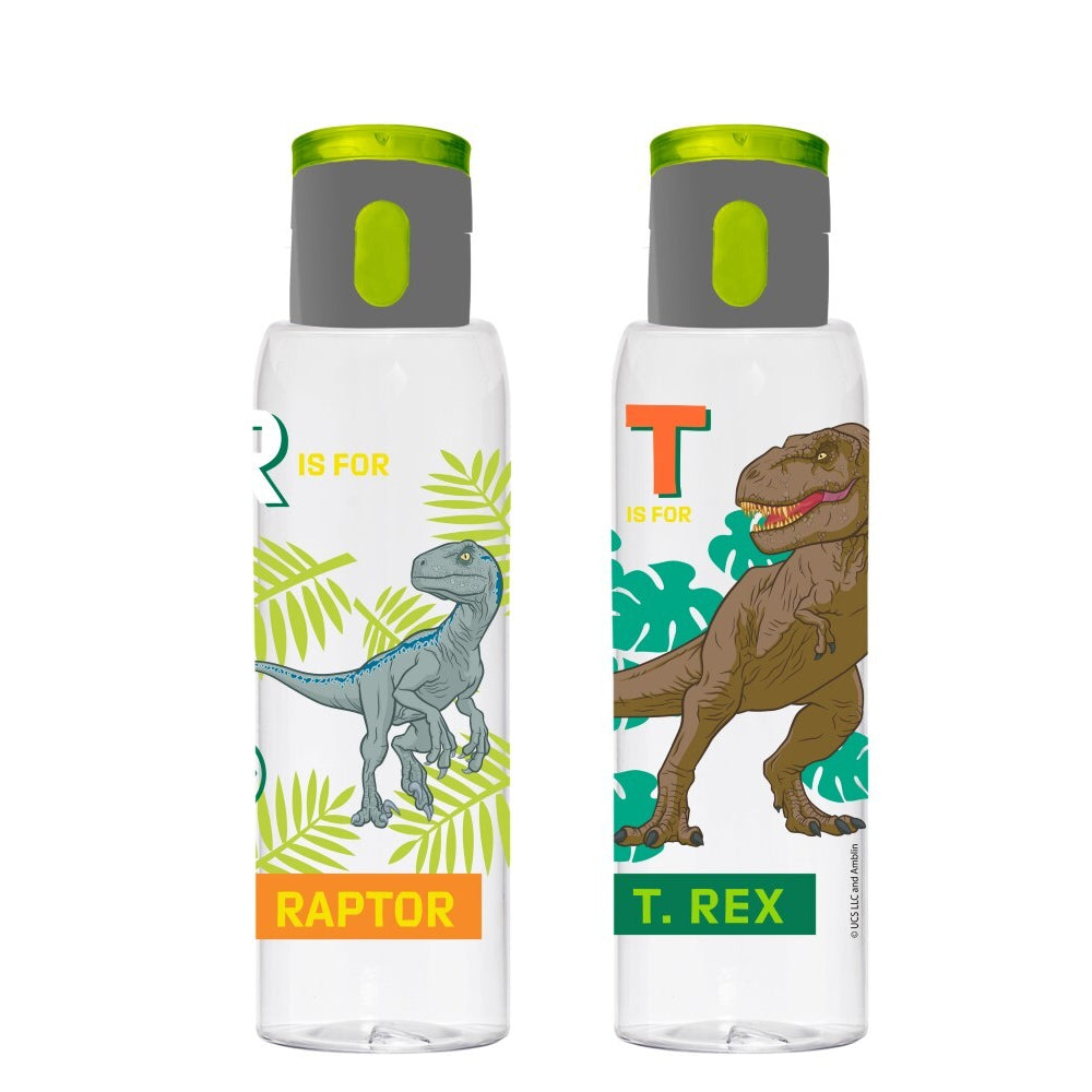 (Net) Herevin Patterned Water Bottle -  Jurassic Park - Raptor 500ml