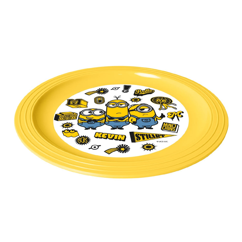 (Net) Herevin Plastic Plate - Minions - Kevin & Friend