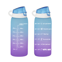 Herevin Double Color Painted Sports Bottle Pc-Blue/ 1L (Net)