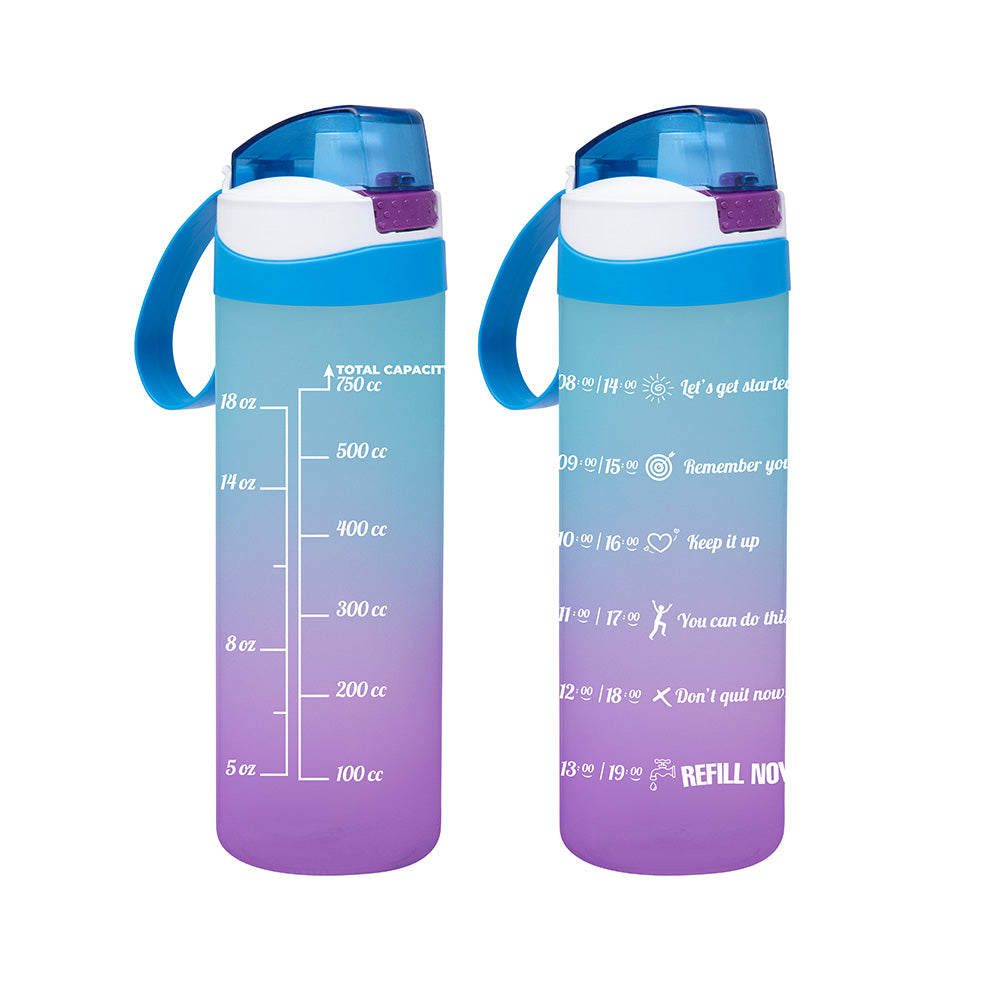 Herevin Double Color Painted Sports Bottle Pc-Blue  / 750ml (Net)