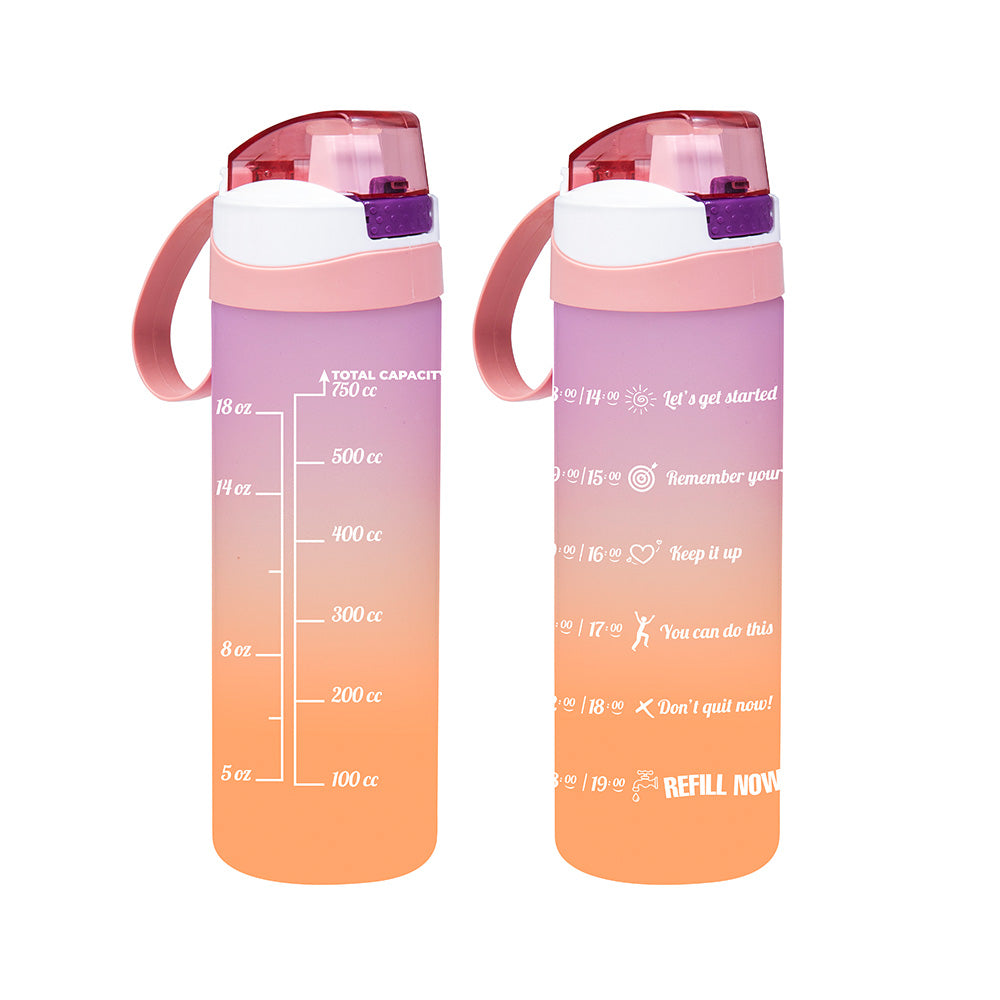 Herevin Double Color Painted Sports Bottle Pc-Puppies Mouth/ 750ml (Net)
