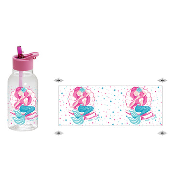 (NET) 161807-842 DECORATED BOTTLE MERMAID 460CC
