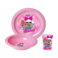 (Net) Herevin Breakfast Plastic Set Of 3 Pcs - LOL - BBF Beach