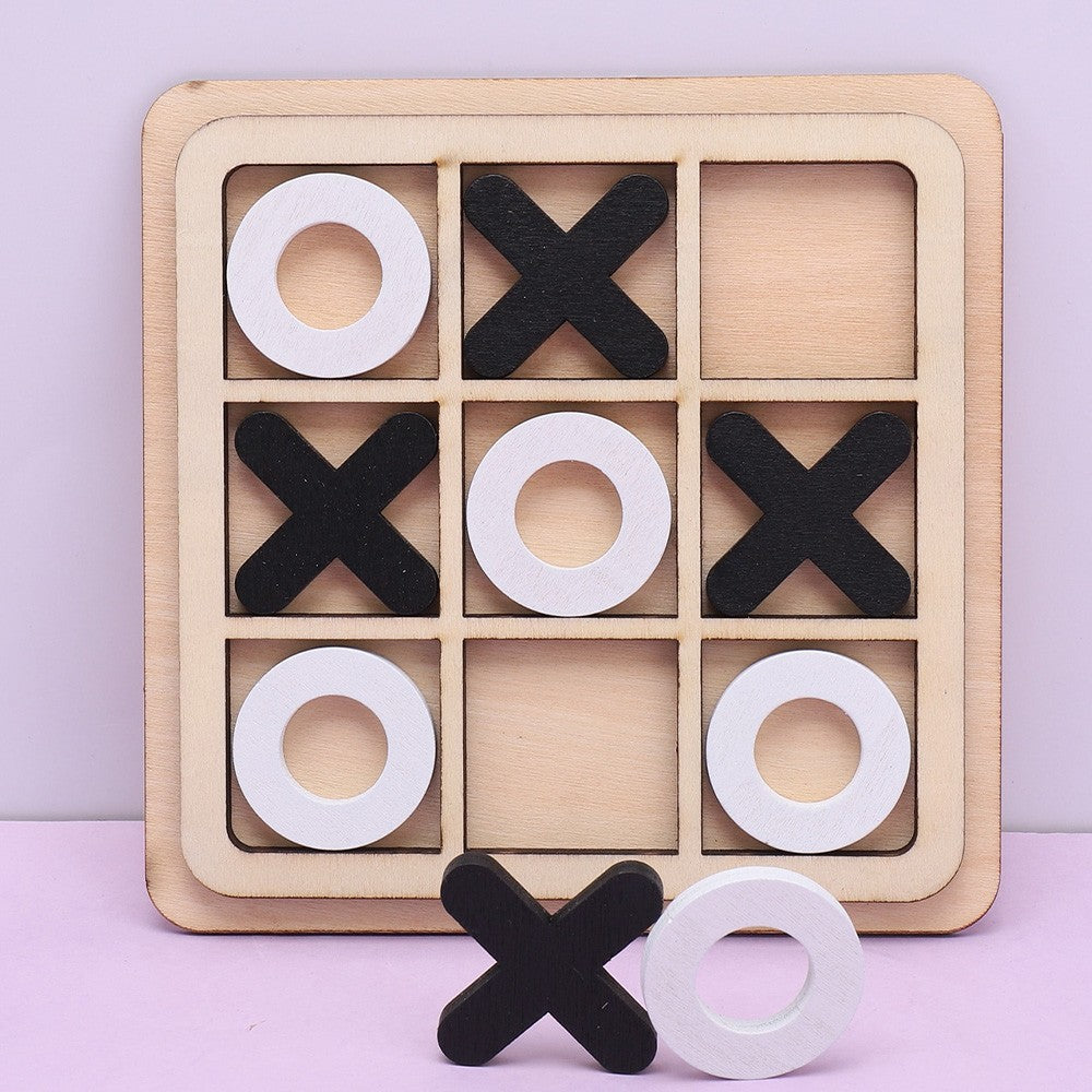 Wooden Tic Tac Toe Puzzle