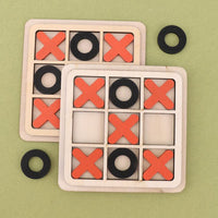 Wooden Tic Tac Toe Game Classic Board Game