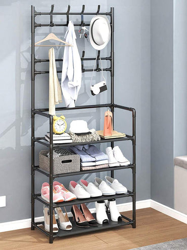 New Simple Floor Clothes Rack 4 Layers  / 6952154220022 / 6943434545287/TM4/5-80 / KN-149 / 803187