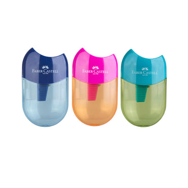 (NET) Faber Castell Sharpener Apple  SH w/barrel TRD20 Ass