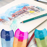 (NET) Faber Castell sharpener Apple  DH w/barrel TRD20 Ass