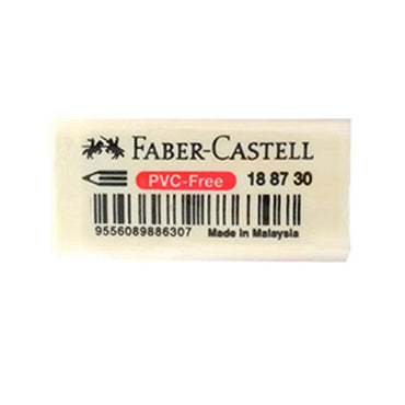 (NET) Faber Castell Erasers PVC Free White / Medium - 188730 / 188538