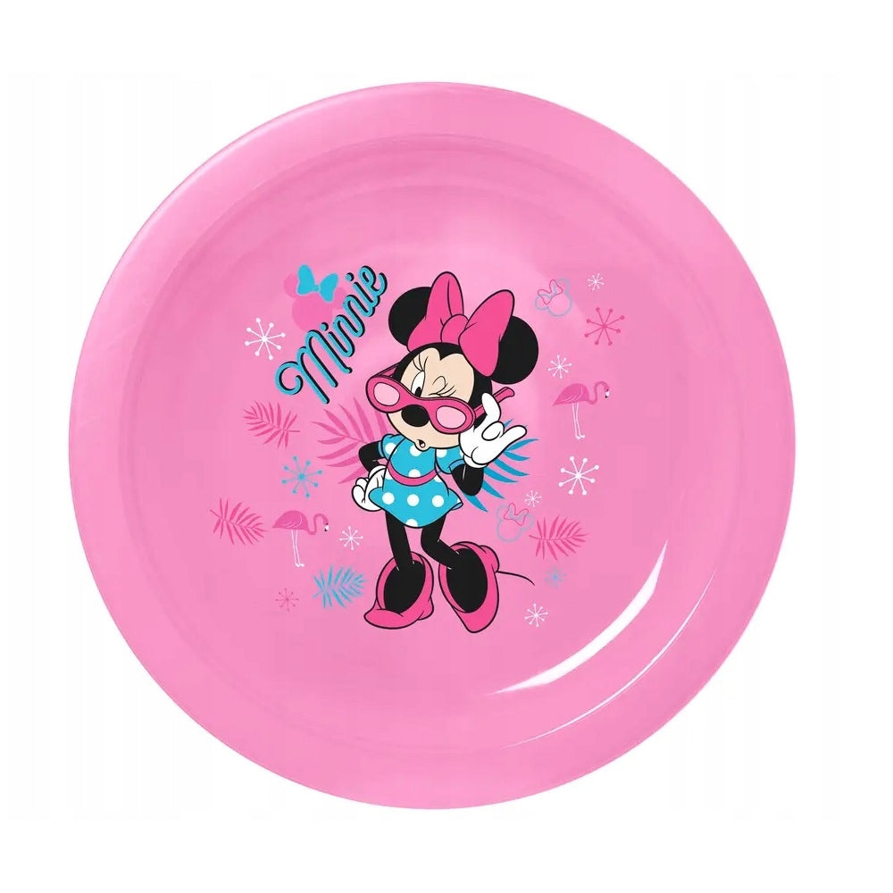 (Net) Herevin Plastic Plate - Minnie Mouse