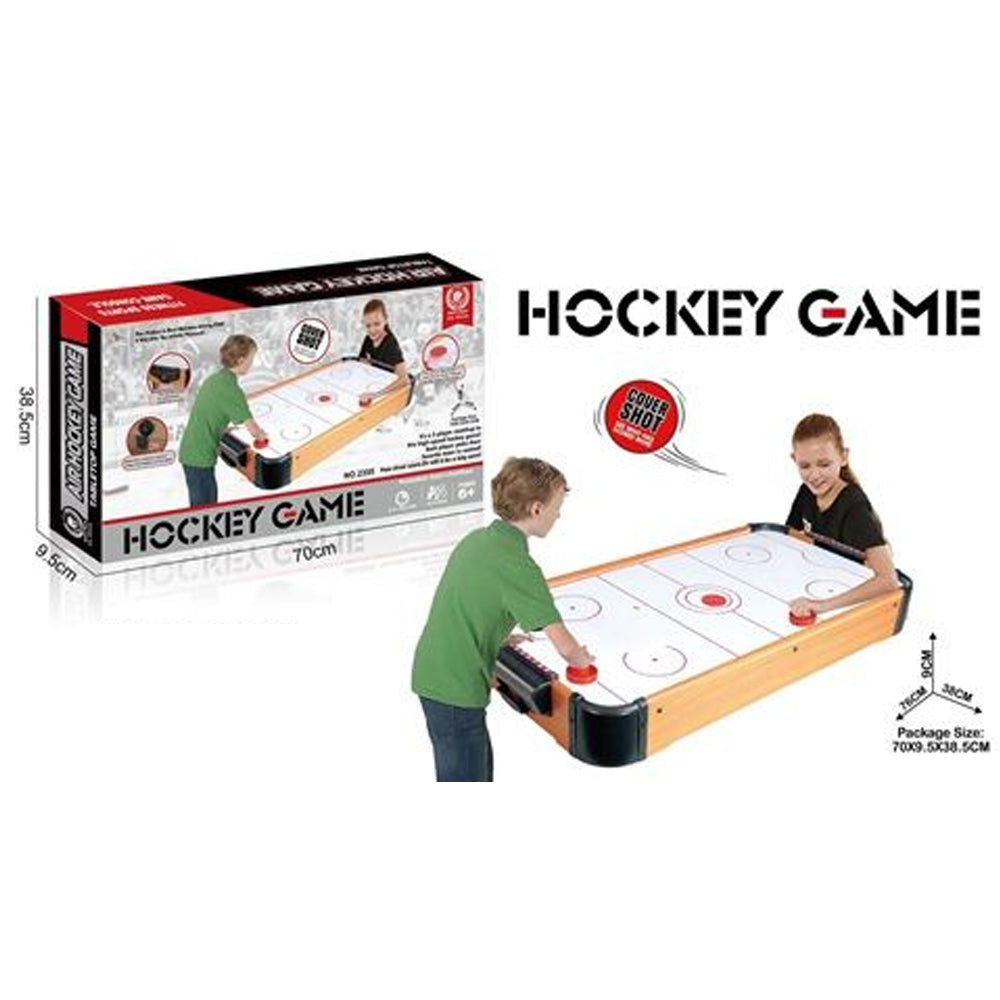 (Net) Ice Hockey Desktop Battle Game - Wooden Air Hockey Table / A1322105B