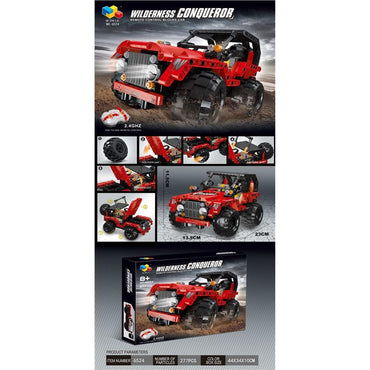 (Net) 277pcs Remote Control Technic Car Building Block Set