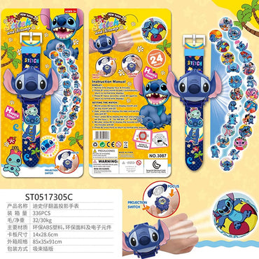 (net) Stitch Projection Digital Watch Time