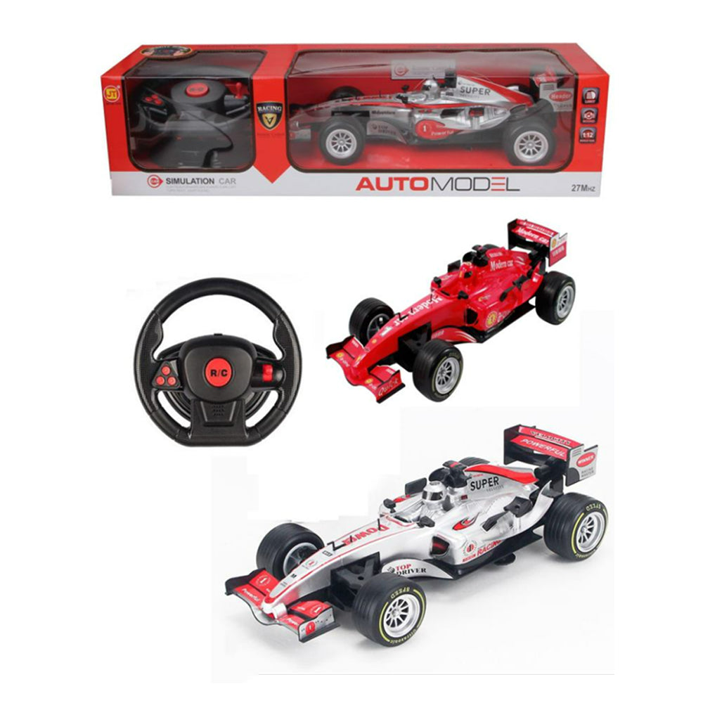 (Net) 1:12 RC F1 Racing Car - Electric Simulator with Remote Controller