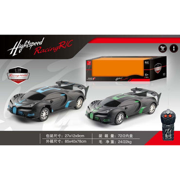 High-Quality 2.4G 1:18 Simulation Battery RC Racing Car