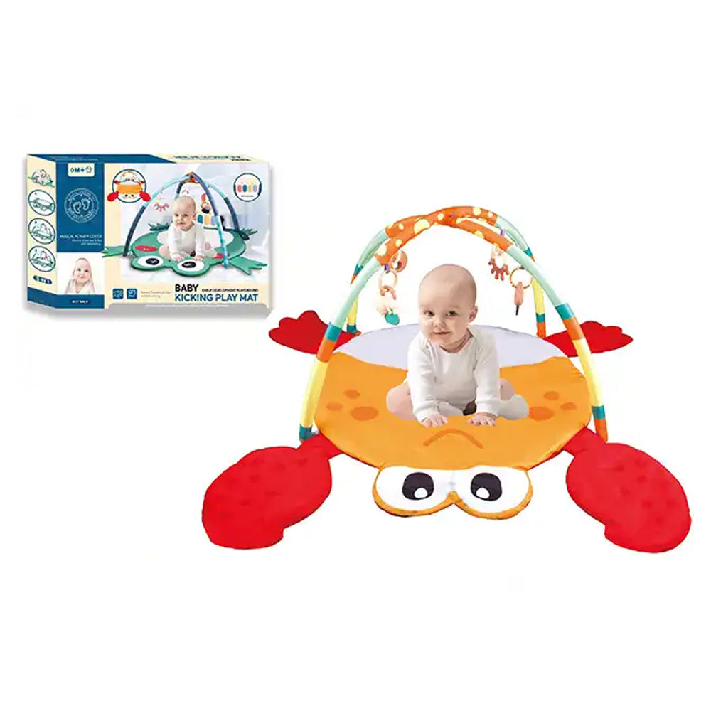 (Net) Multifunctional Infant Fitness Rack & Play Mat - Musical Baby Gym Toy