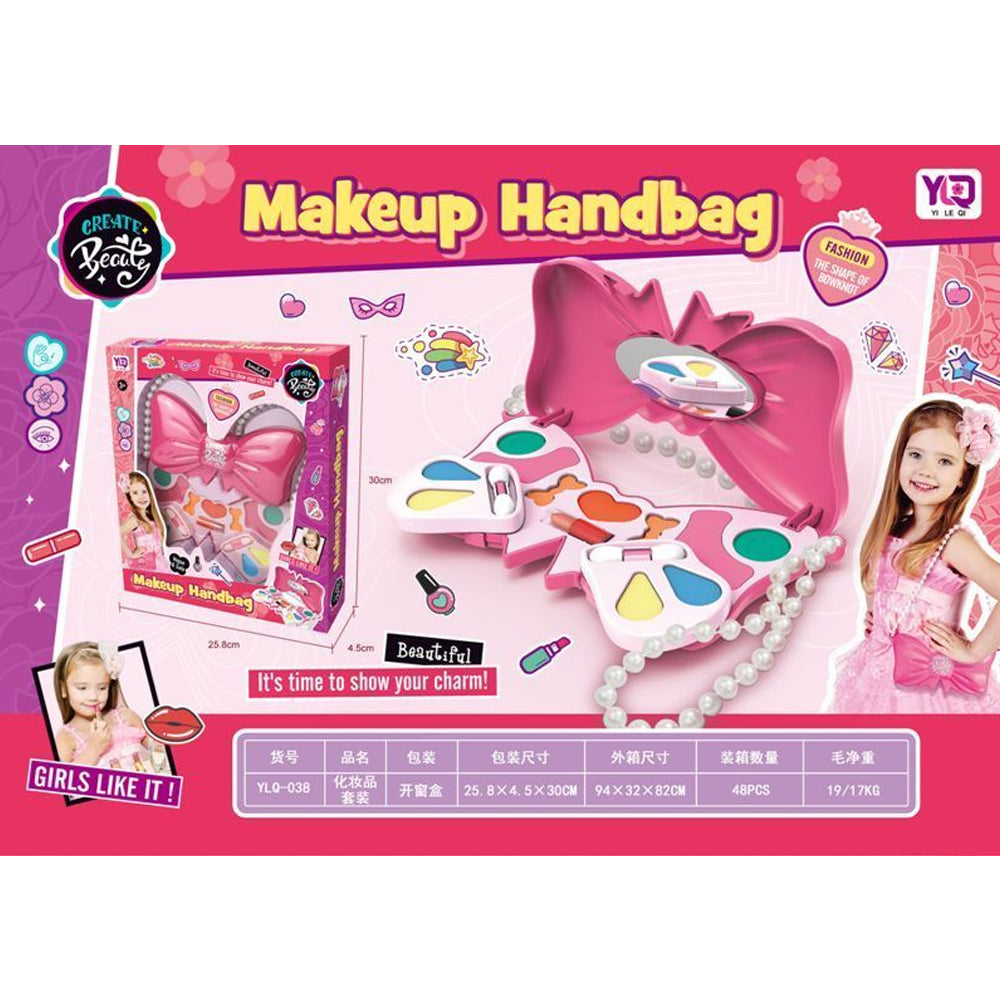 Girls' Cute Design Makeup Handbag Set