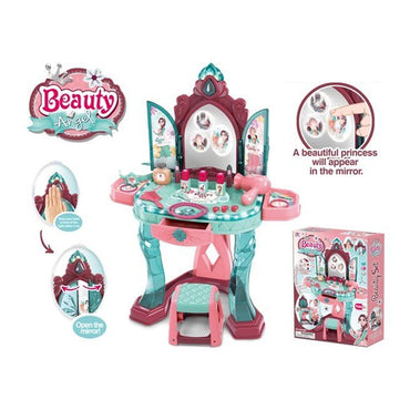 (Net) Infrared Induction Dressing Table & Makeup Set for Girls
