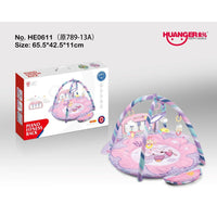 ( NET) Round Baby Play Gym and Mat with Kick and Play Piano