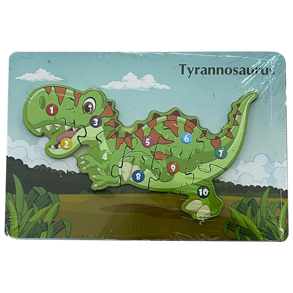 Captivating Wooden Animal and Dinosaur Puzzle Collection