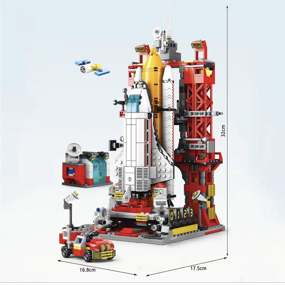 Brick City Space Station Building Blocks Set - Explore the Universe