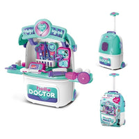 (Net) 2-in-1 Doctor Toys Trolley Case Set