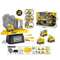 Construction Truck Car Build Block Bricks - Educational DIY Toys for Kids