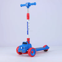 (Net) Scooter Safe Scooter With Non-Slip Deck For Stability Music-Infused 3 Wheel