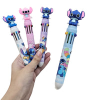 Stitch 10 in 1 Color Retractable Ballpoint Pen Creative