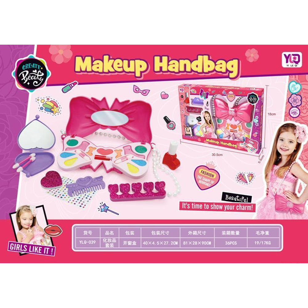 Princess Fashion Makeup Set - Pretend Play Cosmetics Kit for Kids