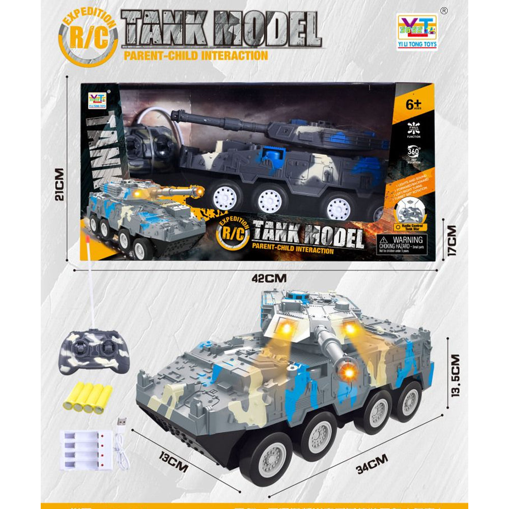 Expedition R/C Tank Model for Parent-Child Interaction