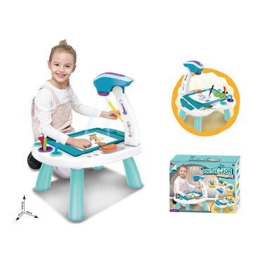 (Net) Kids Educational Animal Projector Drawing Table
