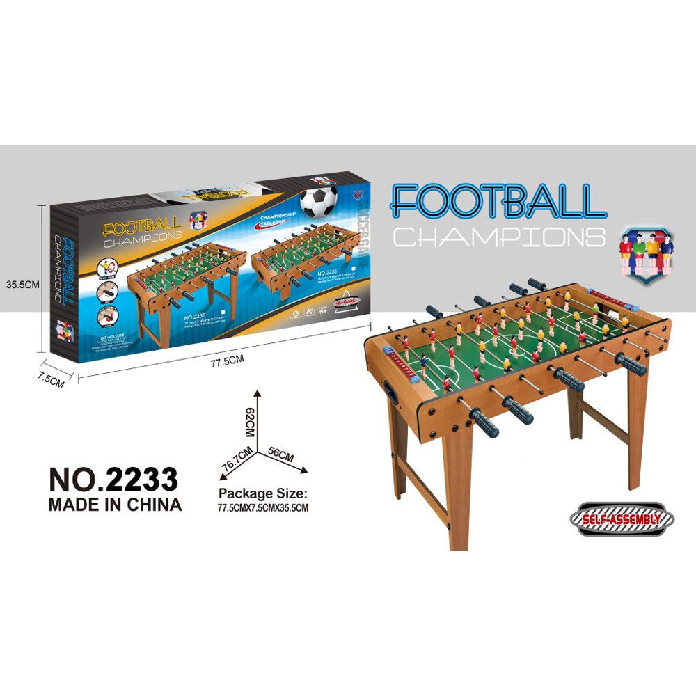 ( NET) Portable Mini Wooden Foosball Table Game