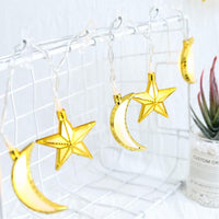 (Net) 3M 10 Ramadan Moon & Star String Lights