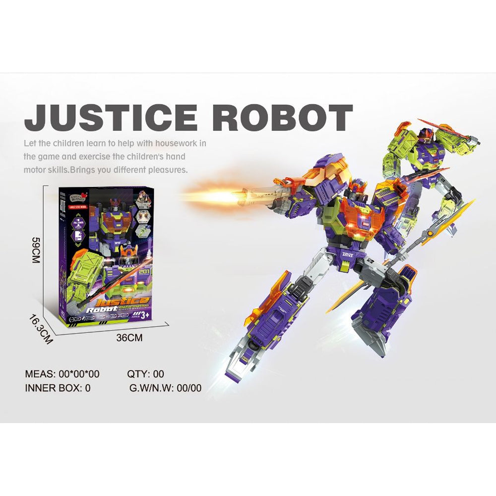 (NET) Justice Fighter Robot Building Blocks