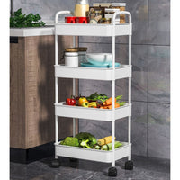 (Net) 4 Layer Multifunctional Floor Storage Rack