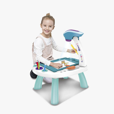 (Net) Kids Educational Animal Projector Drawing Table